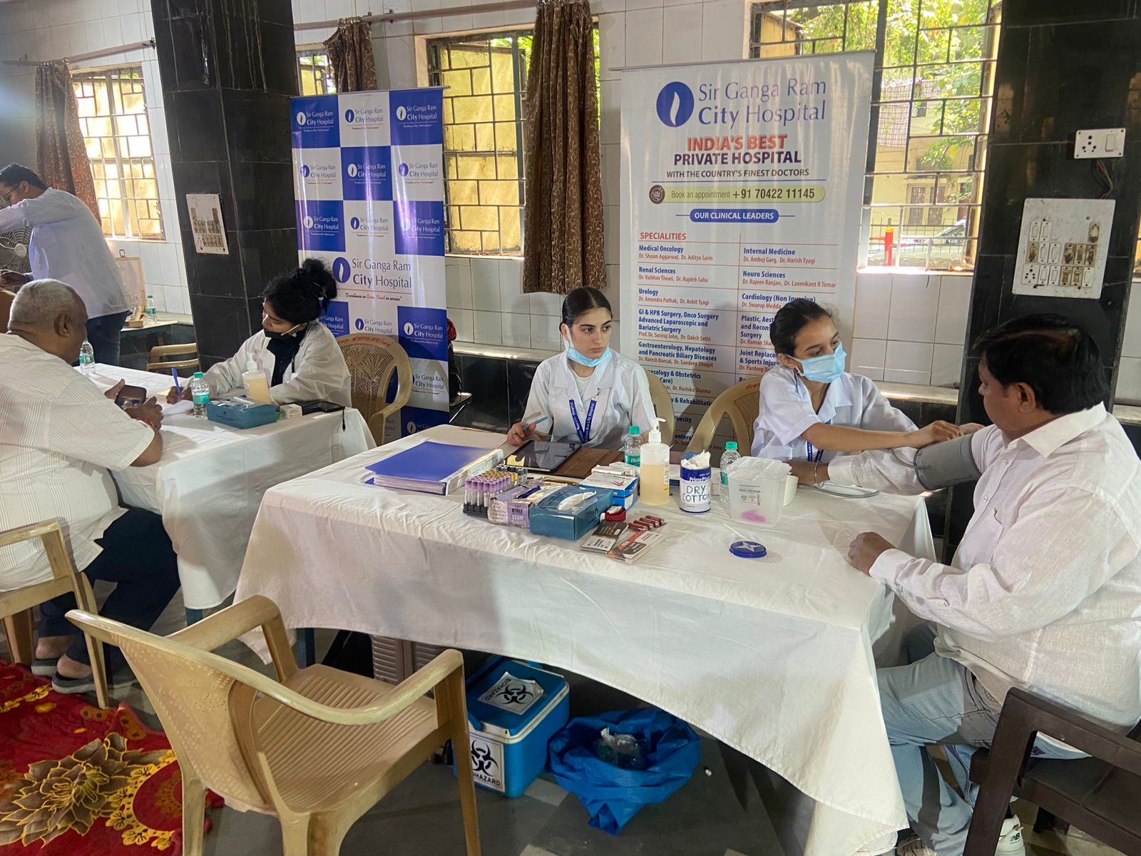 Health Checkup Camp at RWA, Rajender Place on 14th April 2026