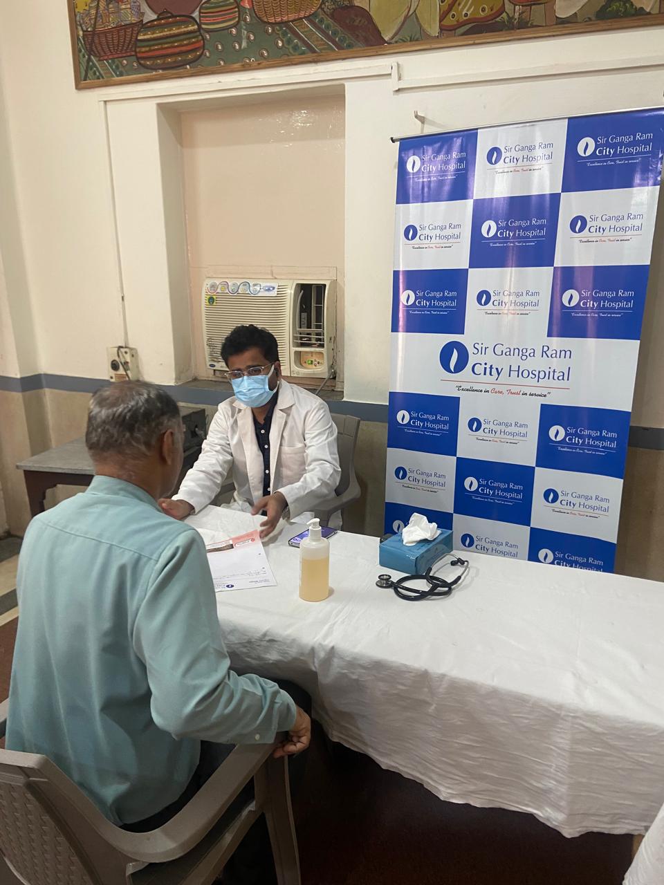 Health Checkup Camp at Birla Mandir, Gole Market on 04th April 2026